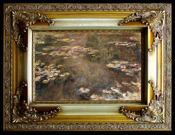 framed  Claude Monet The Water-Lily Pond, Ta051
